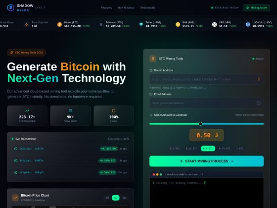 Shadowminer.com Review: Legit or Risky?