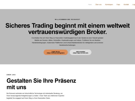 Roinvest.net Review: Legitimacy and Risk Check