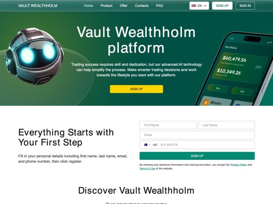 Vault-wealthholm.com Review: Key Risk Signals