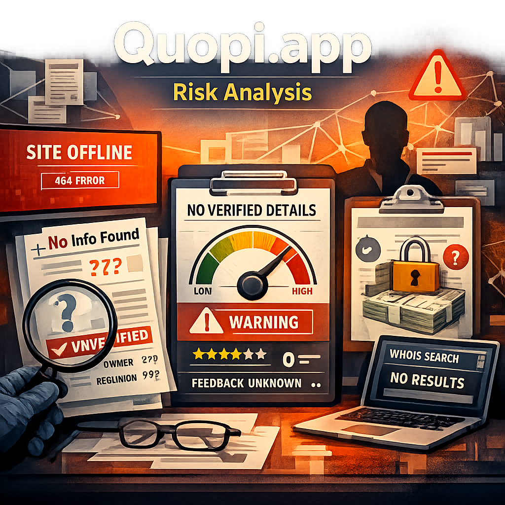 Quopi.app Review: Risks, Reputation, and Website Status